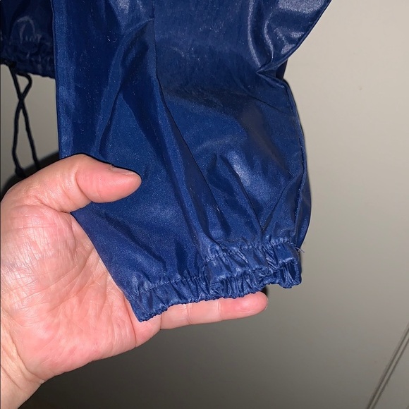 Gently Loved Lacoste Unisex Blue Windbreaker Jacket - Picture 9 of 10